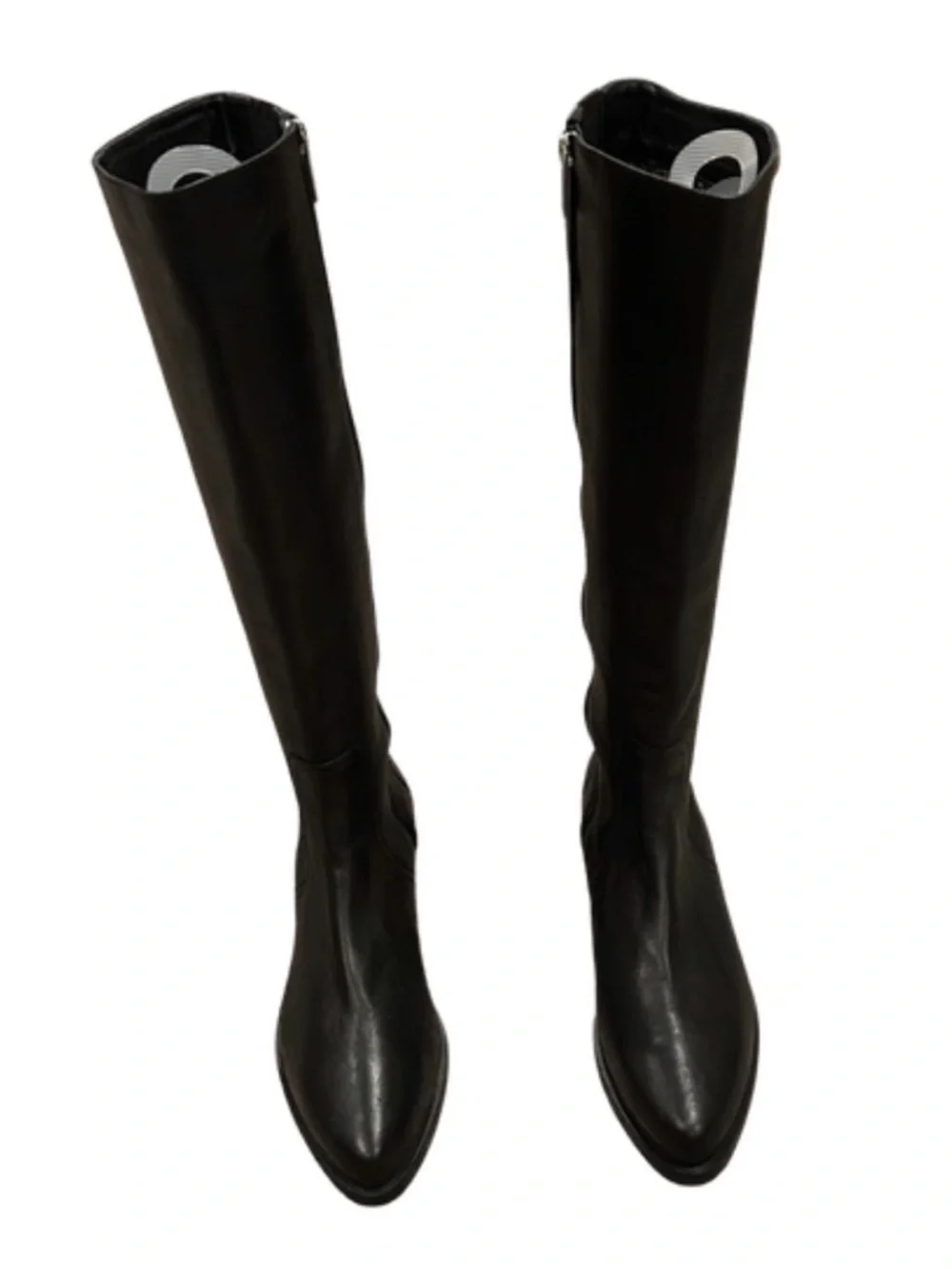 Aquatalia Gracelynn Leather Knee High Boots | Black | Size 9.5